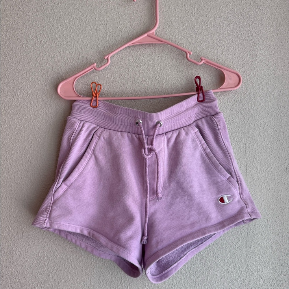 Champion Women's Light Purple Athletic Shorts